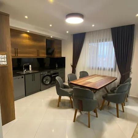 Apartment 0212 Serenity махмутлар с двумя спальнями в комплексе с инфраструктурой 5звезд *