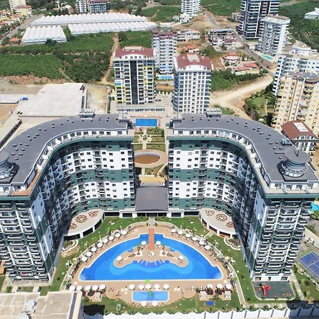 Apartment 0212 Serenity махмутлар с двумя спальнями в комплексе с инфраструктурой 5звезд *
